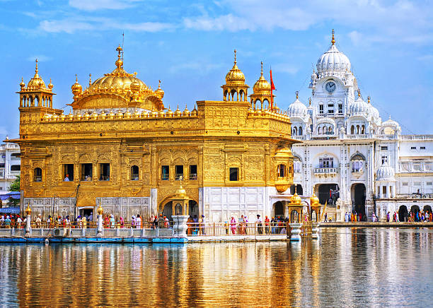 Golden Temple, the main sanctuary of Sikhs, Amritsar, Punjab,  India